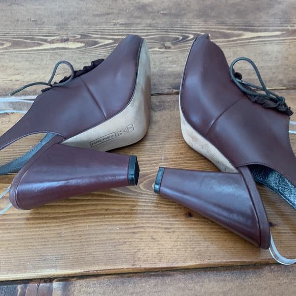 Anthropologie reedevins leather HEELS size 7.5 - Picture 8 of 10